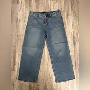 Banana Republic Mid Rise Straight Leg Jeans